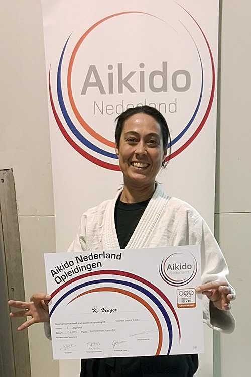 Kitty Sempai Rijkserkend Assistent Leraar Aikido